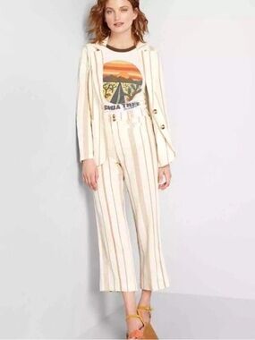 ModCloth Striped Blazer and Pantsuits Set Size XS and Size 2